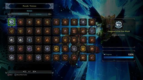 monster hunter world achievement guide.